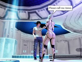 Realistic sex machine fulfills the desires of a naughty cartoon girl